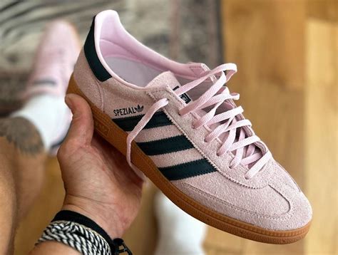 adidas handball spezial black pink|Adidas handball spezial clear pink.